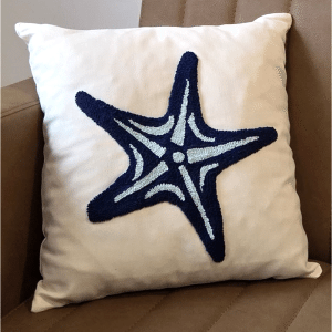 DENİZ YILDIZI DESENLİ MİNDER